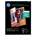 HP Tri-Fold Brochure Inkjet Paper, Matte, White, Letter Size (8 1/2" x 11"), Pack Of 100 Sheets, 48 Lb 1 thumbnail image
