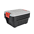 Rubbermaid® ActionPacker® Storage Tote, 8 Gallons, Black/Gray 1 thumbnail image