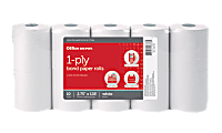 Office Depot® Brand 1-Ply Bond Paper Rolls, 2-3/4" x 128', White, Pack Of 10 1 thumbnail image