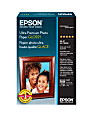 Epson® Ultra Premium Glossy Photo Paper, 4" x 6", 79 Lb, Pack Of 100 Sheets