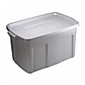 Rubbermaid® Roughneck Storage Tote, 31 Gallons, Silver 1 thumbnail image