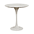 Baxton Studio Immer Marble Table, White