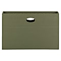 Smead Hanging Pockets with Full-Height Gusset - Legal - 8 1/2" x 14" Sheet Size - 3 1/2" Expansion - 11 pt. Folder Thickness - Standard Green - 10 / Box 1 thumbnail image