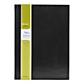 Eccolo™ Large Format Business Journal With Vertical Inset, 8" x 10 1/2", Black Or Green 1 thumbnail image