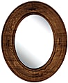 PTM Images Framed Mirror, Oval, 22 1/8"H x 18 1/8"W, Multicolor 1 thumbnail image