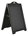 Azar Displays Sidewalk Sign, 44-3/4" x 29", Black 1 thumbnail image