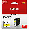 Canon® PGI-1200XL Yellow High-Yield Ink Tank, 9198B001