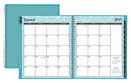 Blue Sky™ Wire-O Monthly Planner, 8" x 10", 50% Recycled, January–December 2015 1 thumbnail image