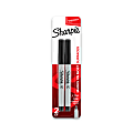 Sharpie® Permanent Ultra-Fine Point Markers, Black, Pack of 2 Markers 1 thumbnail image