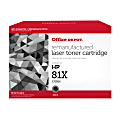 Office Depot® Brand Remanufactured High-Yield Black Toner Cartridge Replacement For HP 81X