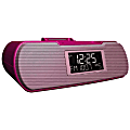 Sangean RCR-10 Desktop Clock Radio, Pink 1 thumbnail image