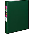 Avery® Durable 3-Ring Binder With EZ-Turn™ Rings, 1" D-Rings, 45% Recycled, Green