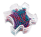 Fun Color Paper Clip And Puzzle Box, 1 1/10", Assorted Colors, Box Of 160 1 thumbnail image