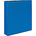 Avery® Durable 3-Ring Binder With EZ-Turn™ Rings, 2" D-Rings, 41% Recycled, Blue 1 thumbnail image