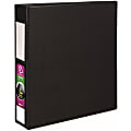 Avery® Durable 3-Ring Binder With EZ-Turn™ Rings, 2" D-Rings, 45% Recycled, Black