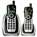 GE 25841GE3 5.8GHz Dual-Handset Cordless Phone With Call Waiting/Caller ID, Silver/Black 1 thumbnail image