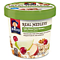 Quaker Oats Real Medleys Apple Walnut Oatmeal - Apple Walnut - 1.34 oz - 12 / Carton