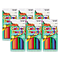 Charles Leonard Pre-Sharpened Colored Pencils, Assorted Colors, 7 Inches, 12 Per Pack, Set Of 6 Packs 1 thumbnail image