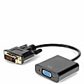 AddOn DVI-D Single Link (18+1 pin) Male to VGA Female Black Active Adapter For Resolution Up to 1920x1200 (WUXGA), DVIDS2VGAA 1 thumbnail image