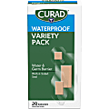 Curad Assorted Waterproof Transparent Bandages - Transparent - Polyurethane - 20 / Box 1 thumbnail image