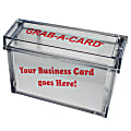 Grab-A-Card Outdoor Business Card Holder, Clear