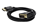 AddOn 6ft DisplayPort to DVI-D Adapter Cable - DisplayPort cable - DisplayPort (M) to DVI-D (M) - 6 ft - black