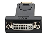AddOn DisplayPort Male to DVI-I Female Black Adapter (Requires DP++) - 100% compatible and guaranteed to work