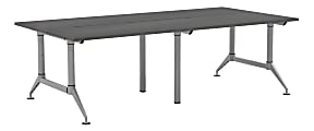 Mayline® Even™ Engineered Wood Work Table, 4-Person, 96"W, Driftwood 1 thumbnail image