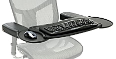 Keyboard mouse discount tray for chair