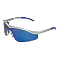 Triwear Protective Eyewear, Blue Diamond Mirror Lens, Steel Frame 1 thumbnail image