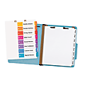 Avery® Ready Index® Preprinted Classification Folder Dividers With Copper Reinforcements, 8 Tabs, 8 1/2" x 11