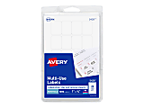 Avery® Removable Inkjet/Laser Multipurpose Labels, 5428, 3/4" x 1", White, Pack Of 1,000