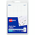 Avery® Removable Inkjet/Laser Multipurpose Labels, 5428, 3/4" x 1", White, Pack Of 1,000 1 thumbnail image