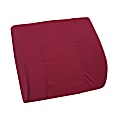 DMI Memory Foam Lumbar Pillow Back Support Cushion, 3"H x 14"W x 13"D, Burgundy