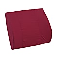 DMI Memory Foam Lumbar Pillow Back Support Cushion, 3"H x 14"W x 13"D, Burgundy 1 thumbnail image