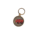 Little Red Wagon Keyring, 1 3/4", Red