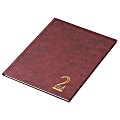 Office Depot® Brand Columnar Book, 2 Columns, 9 1/4" x 7", 40 Sheets, Burgundy 1 thumbnail image