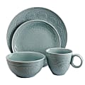 Gibson Elite Alemany 16-Piece Dinnerware Set, Aqua 1 thumbnail image