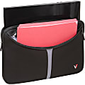 V7 Professional CSP1-9N Carrying Case (Sleeve) for 16" Notebook - Black - Neopro - 11" Height x 15.8" Width x 0.8" Depth