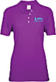 Ladies 100% Cotton-Screened Polo Shirt 1 thumbnail image