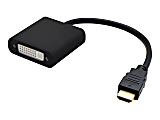 AddOn 8in HDMI to DVI-D Adapter Cable - Adapter - dual link - DVI-D female to HDMI male - 7.9 in - black 1 thumbnail image