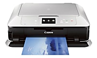 Canon PIXMA Wireless Color Inkjet Photo Printer, Scanner, Copier, White, MG7520 1 thumbnail image