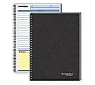 Mead® QuickNotes Business Notebook, 5" x 8", 1 Subject, 80 Sheets, Black