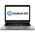 HP EliteBook 840 G1 14" LCD Notebook - Intel Core i5 (4th Gen) i5-4310U Dual-core (2 Core) 2 GHz - 8 GB DDR3L SDRAM - 180 GB SSD - Windows 7 Professional 64-bit upgradable to Windows 8 Pro - 1600 x 900 1 thumbnail image