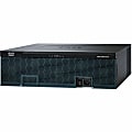 Cisco 3945E Integrated Services Router - 4 Ports - PoE Ports - Management Port - 13 - 1 GB - Gigabit Ethernet - 3U - Rack-mountable