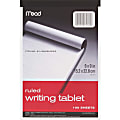 Mead® Writing Tablet, Wide Ruled, 100 Sheets, 6" x 9" 1 thumbnail image