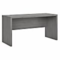 Bush Business Furniture Echo 60"W Credenza Computer Desk, Modern Gray, Standard Delivery