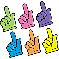 Learning Resources Magnetic Hand Pointers - (Hand) Shape - Magnetic - Write on/Wipe off, Removable, Dry Erase Surface - 4" Height x 2.75" Length - Assorted - 12 / Set