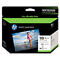 HP 110, Tricolor Original Ink Photo Value Pack, 4" x 6" (Q8700BN)