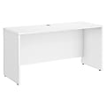 Bush Business Furniture Studio C 60"W Credenza Computer Desk, White, Standard Delivery